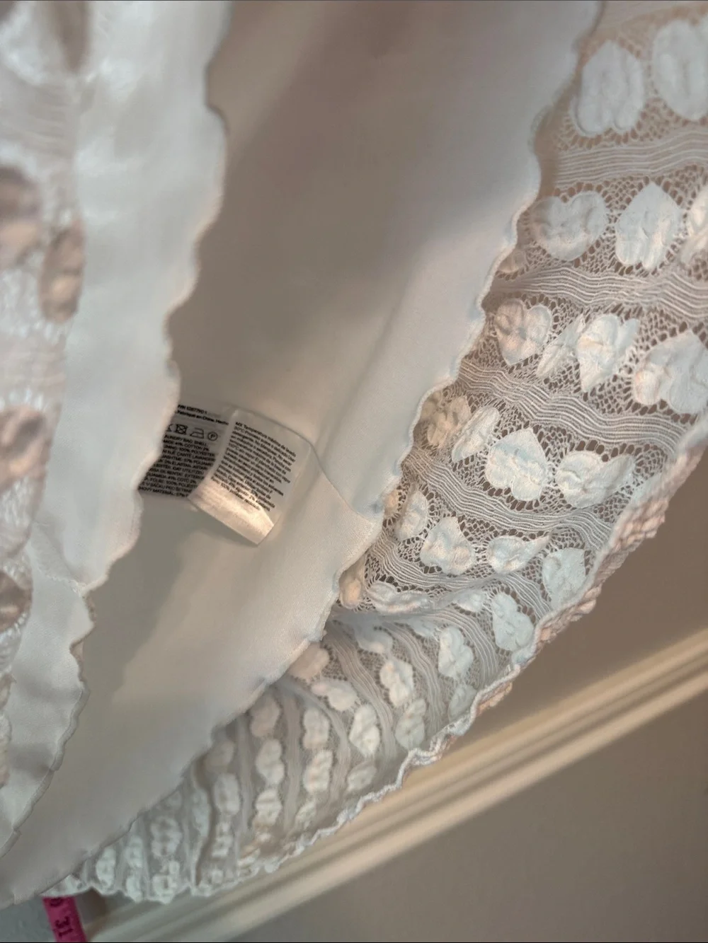 H&M White Floral Lace Sleeveless Party Dress - Picture 5 of 9
